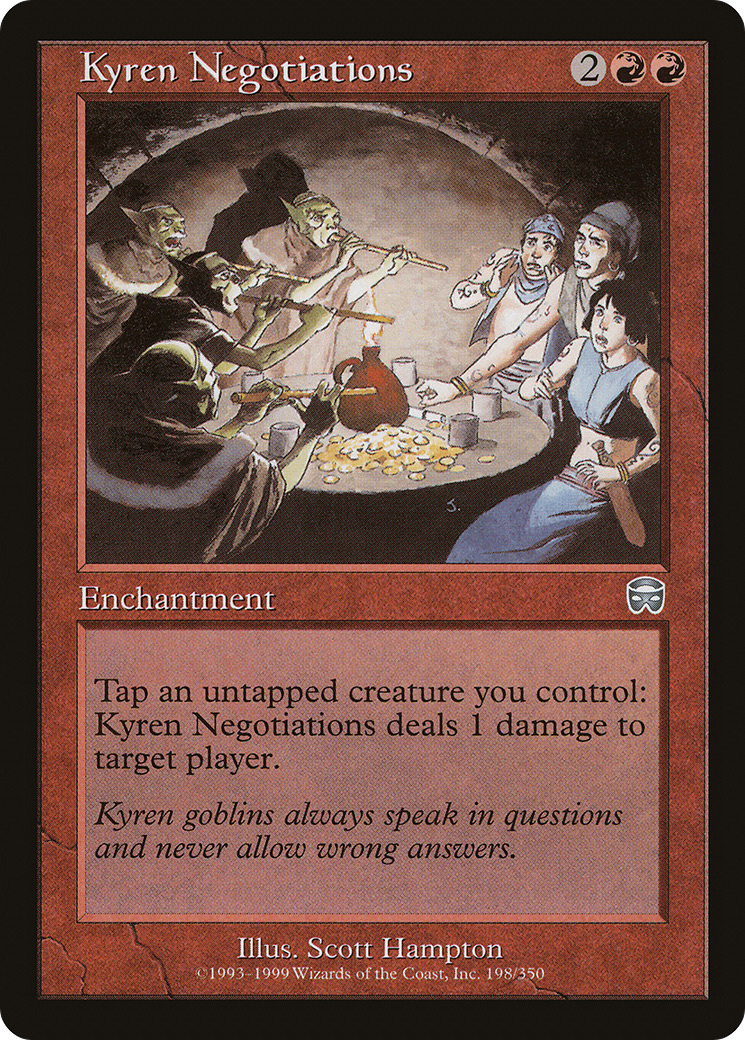 Image of Kyren Negotiations [Mercadian Masques]