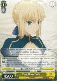 Image of Past Hero, Saber (FS/S34-E012 U) [Fate/Stay Night [Unlimited Blade Works]]