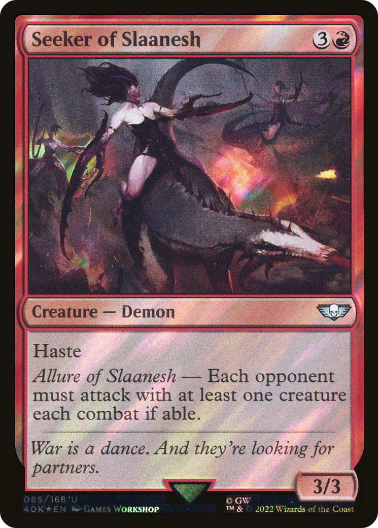 Image of Seeker of Slaanesh (Surge Foil) [Warhammer 40,000]