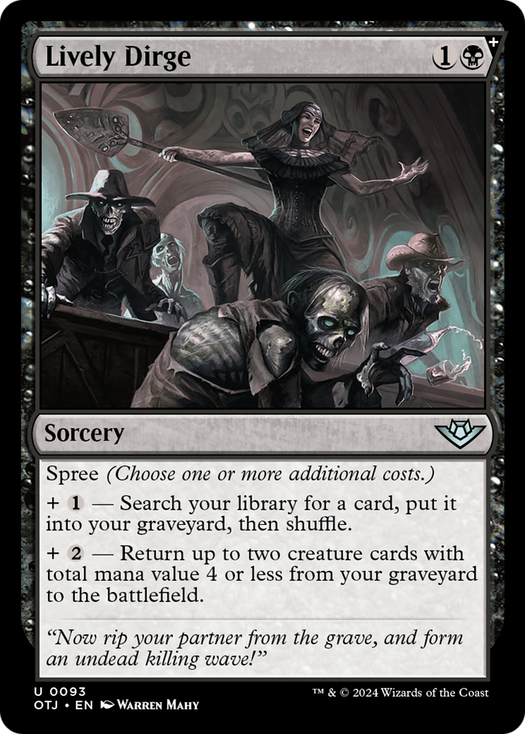 Image of Lively Dirge [Outlaws of Thunder Junction]