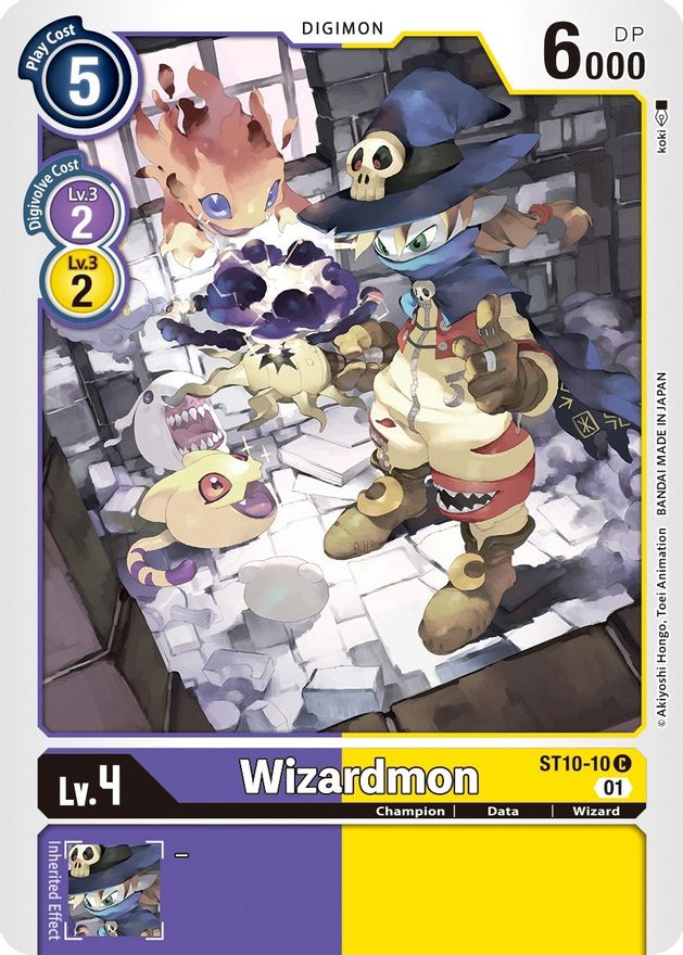 Image of Wizardmon [ST10-10] [Starter Deck: Parallel World Tactician]