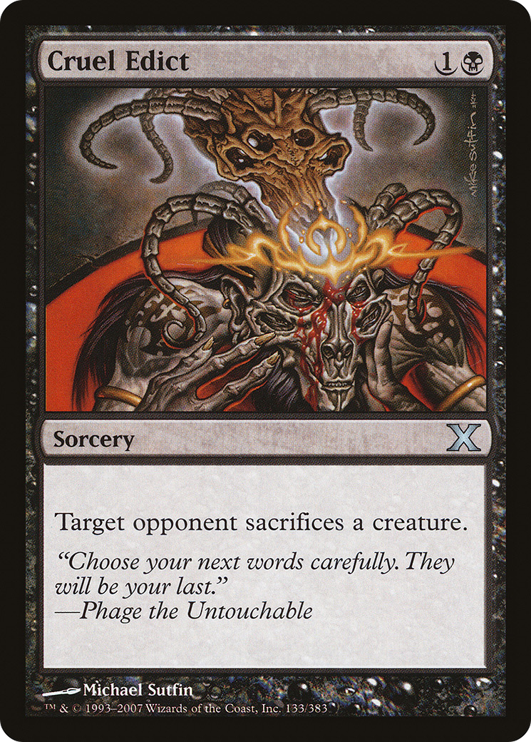 Image of Cruel Edict [Tenth Edition]