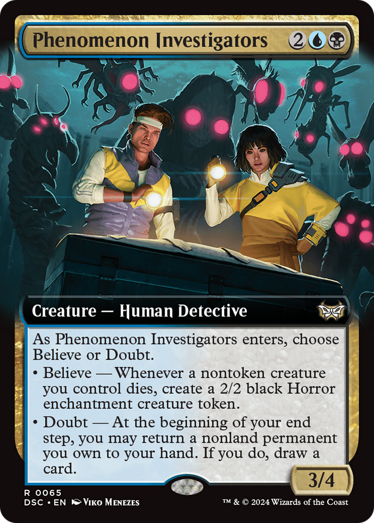 Image of Phenomenon Investigators (Extended Art) [Duskmourn: House of Horror Commander]