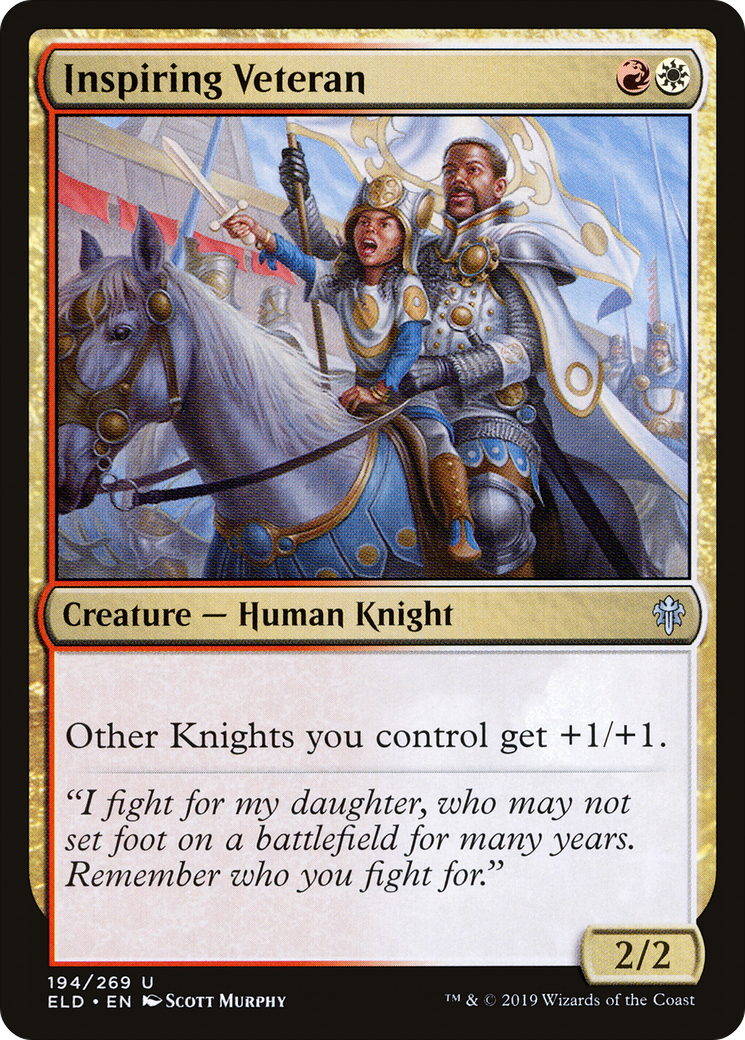 Image of Inspiring Veteran [Throne of Eldraine]