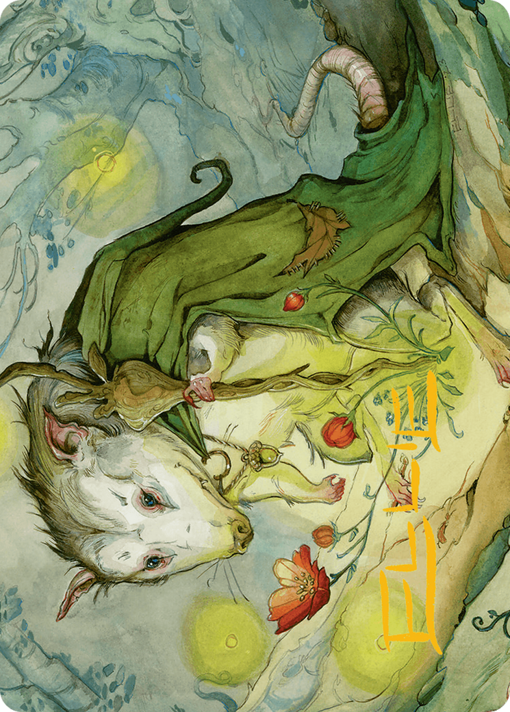 Image of Tender Wildguide Art Card (Gold-Stamped Signature) [Bloomburrow Art Series]