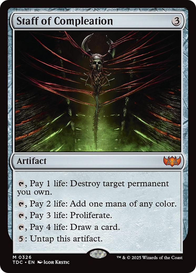 Image of Staff of Compleation [Tarkir: Dragonstorm Commander]