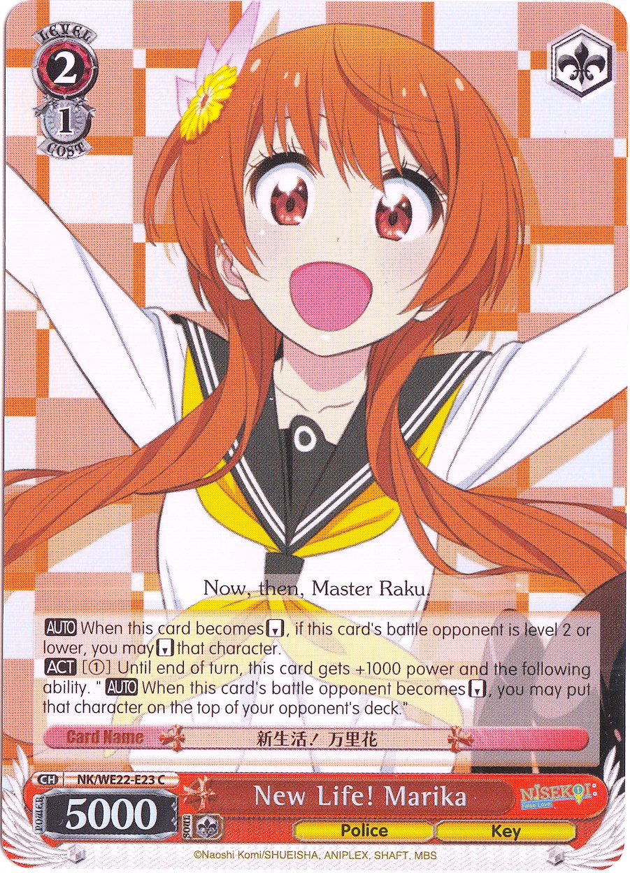 Image of New Life! Marika (NK/WE22-E23) (Parallel Foil) [NISEKOI Extra Booster]