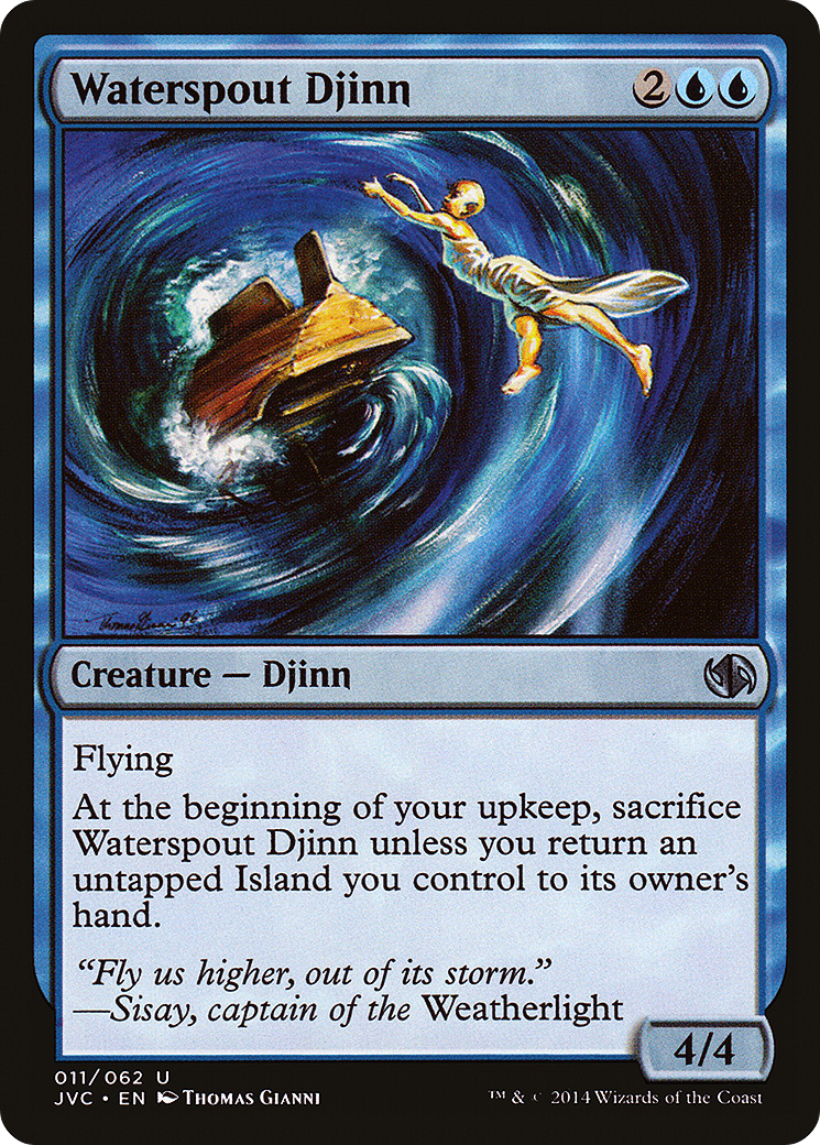 Image of Waterspout Djinn [Duel Decks Anthology]