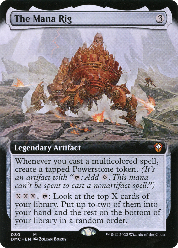 Image of The Mana Rig (Extended Art) [Dominaria United Commander]