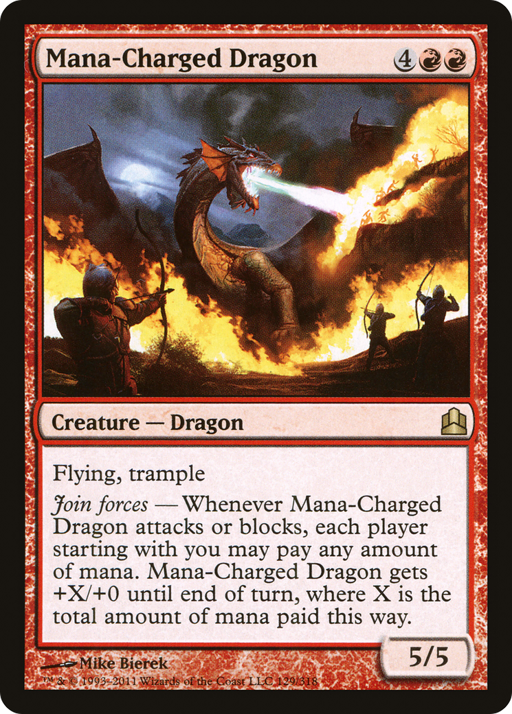 Image of Mana-Charged Dragon [Commander 2011]