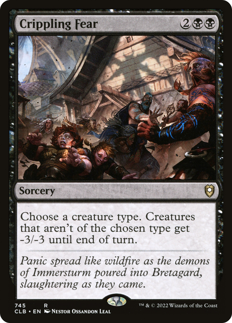 Image of Crippling Fear [Commander Legends: Battle for Baldur's Gate]