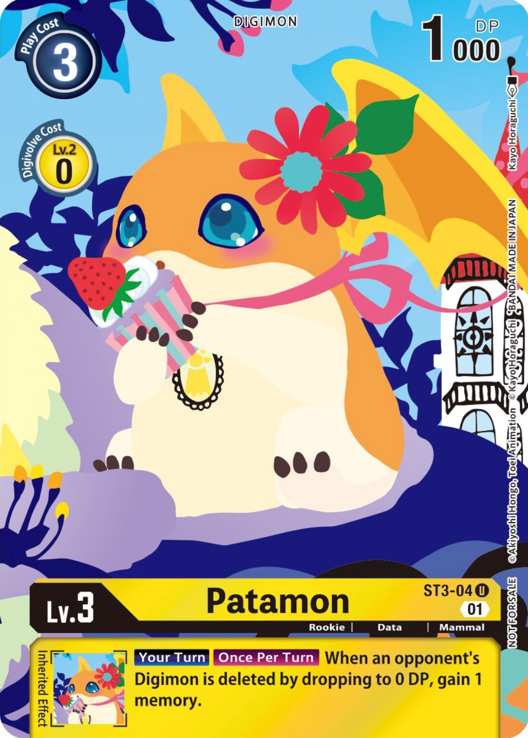Image of Patamon [ST3-04] (Tamer's Card Set 2 Floral Fun) [Starter Deck: Heaven's Yellow Promos]
