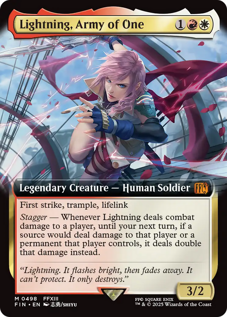 Image of Lightning, Army of One (Extended Art) [FINAL FANTASY]