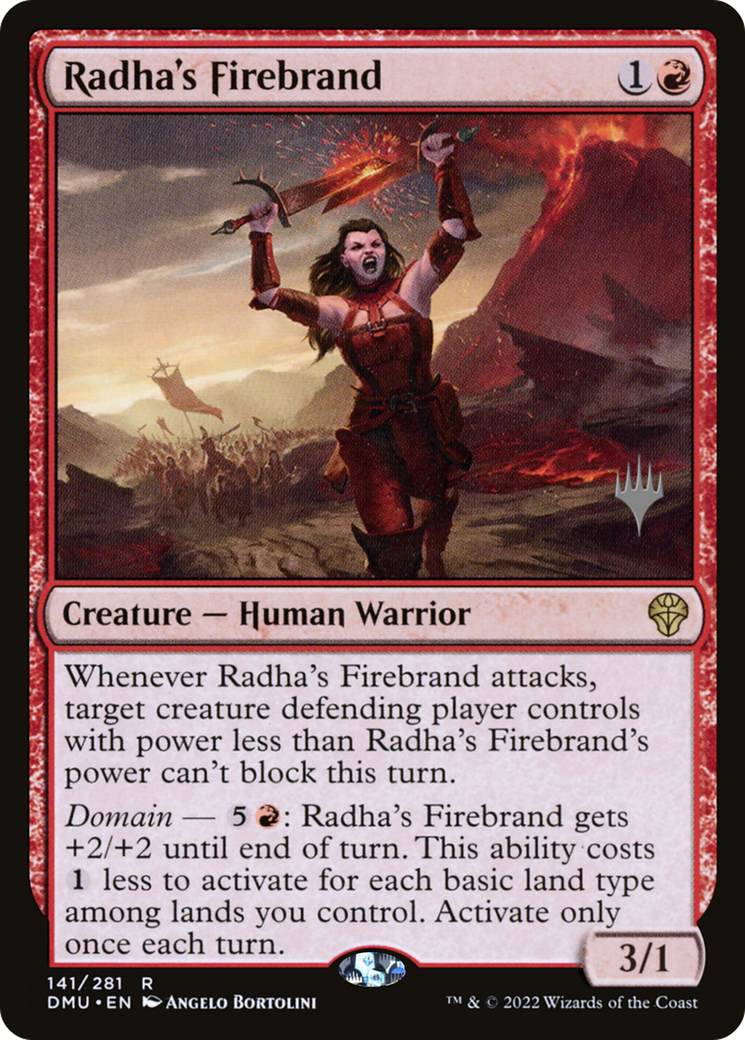 Image of Radha's Firebrand (Promo Pack) [Dominaria United Promos]