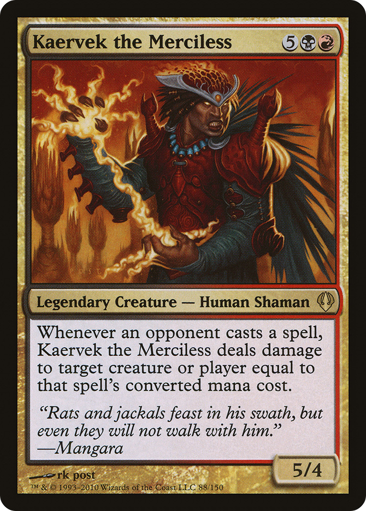 Image of Kaervek the Merciless [Archenemy]