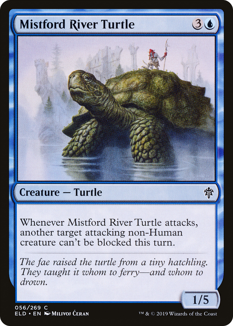 Image of Mistford River Turtle [Throne of Eldraine]