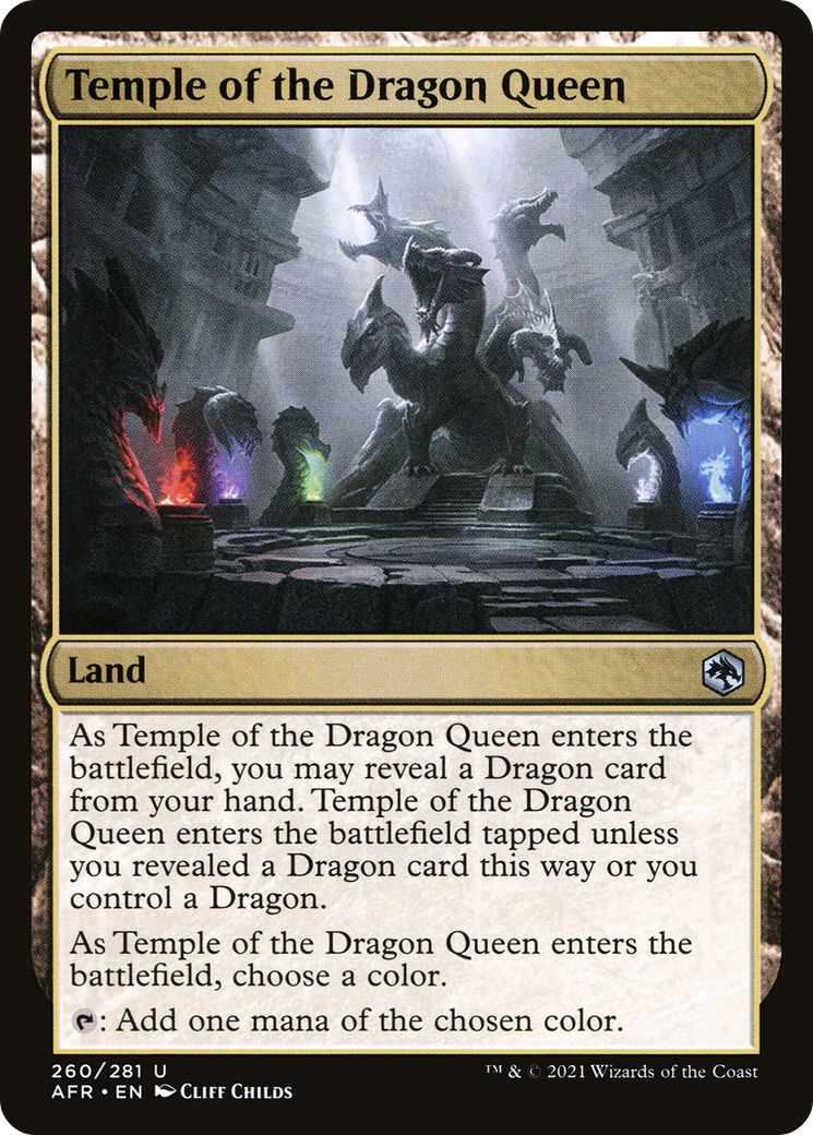 Image of Temple of the Dragon Queen [Dungeons & Dragons: Adventures in the Forgotten Realms]