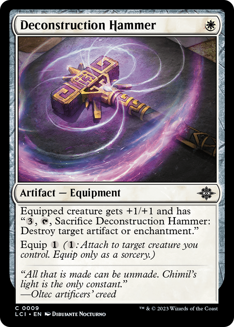Image of Deconstruction Hammer [The Lost Caverns of Ixalan]