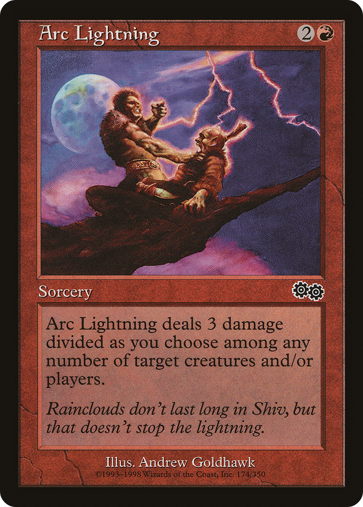 Image of Arc Lightning [Urza's Saga]