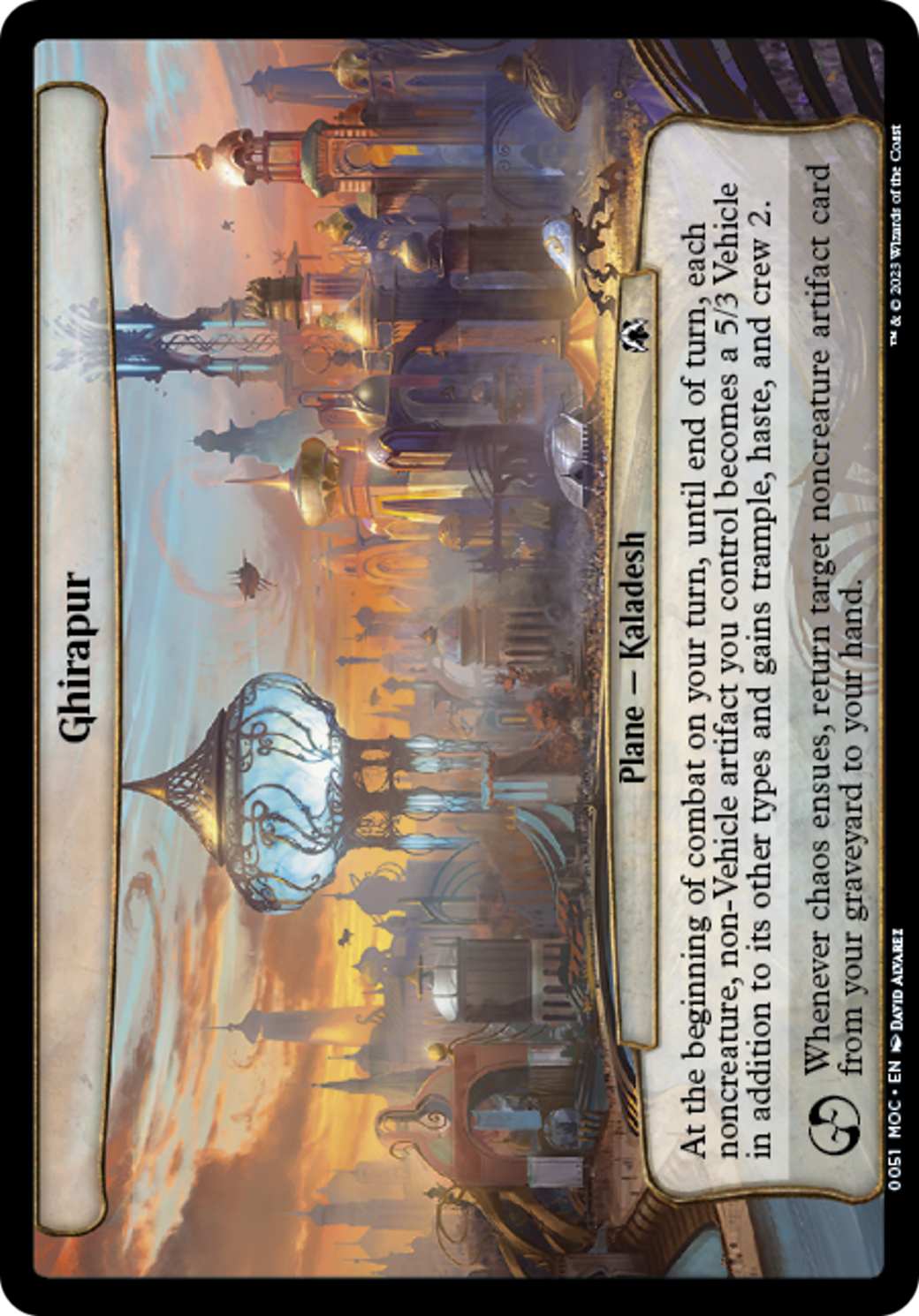 Image of Ghirapur [March of the Machine Commander]