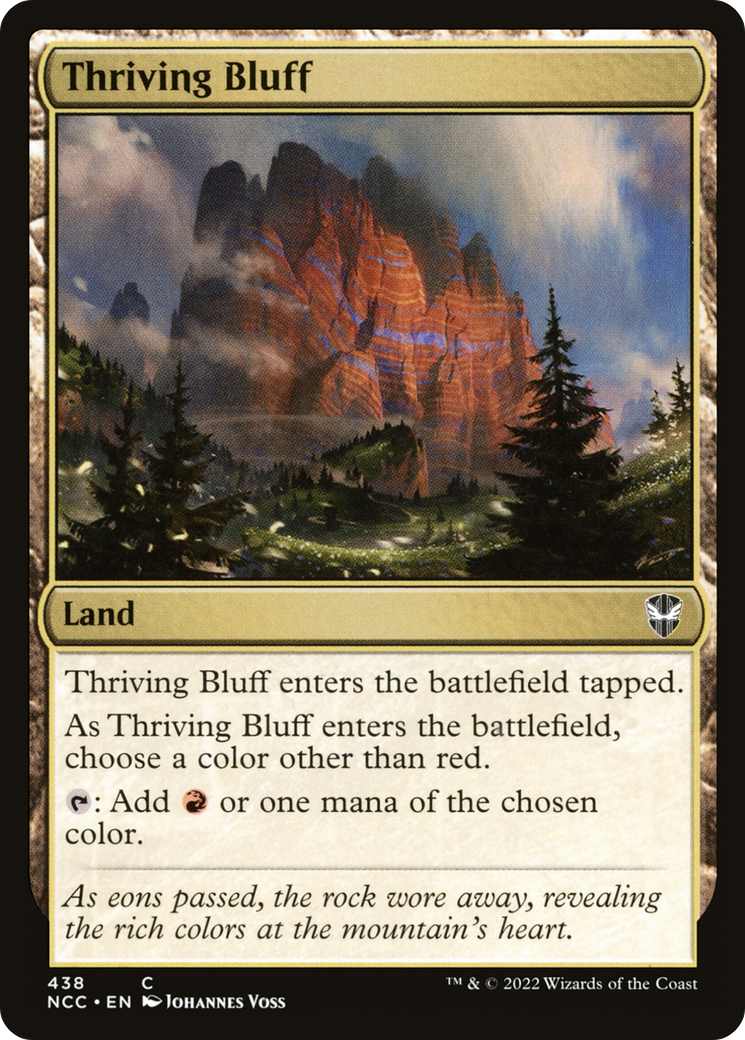 Image of Thriving Bluff [Streets of New Capenna Commander]