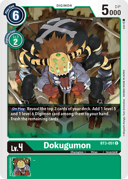 Image of Dokugumon [BT3-051] [Release Special Booster Ver.1.5]