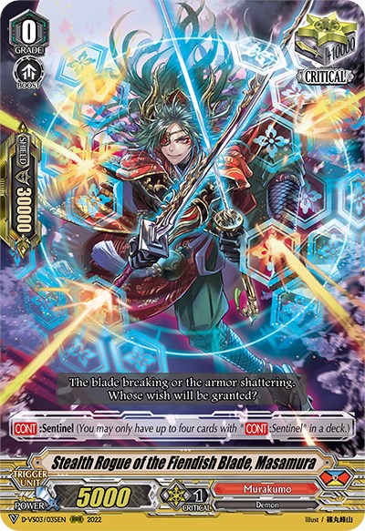 Image of Stealth Rogue of the Fiendish Blade, Masamura (D-VS03/035EN) [V Clan Collection Vol.3]