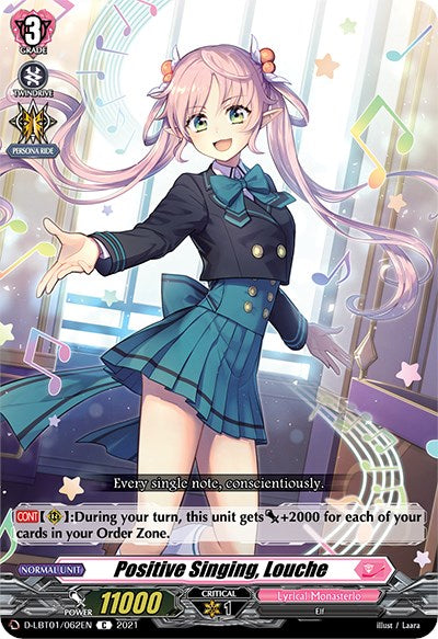Image of Positive Singing, Louche (D-LBT01/062EN) [Lyrical Melody]