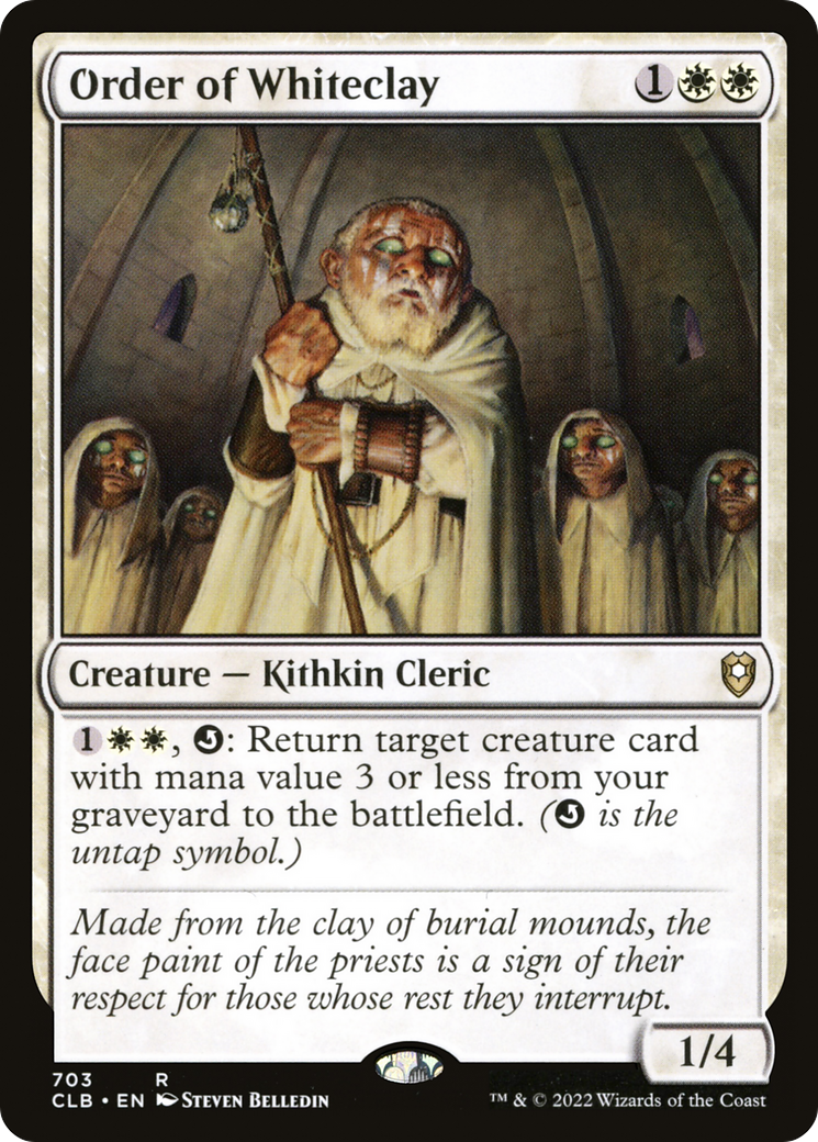 Image of Order of Whiteclay [Commander Legends: Battle for Baldur's Gate]