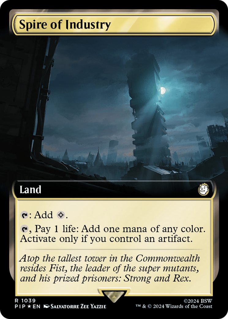 Image of Spire of Industry (Extended Art) (Surge Foil) [Fallout]