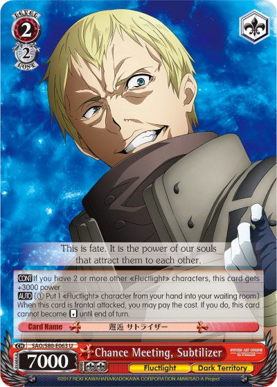 Image of Chance Meeting, Subtilizer (SAO/S80-E063 U) [Sword Art Online -Alicization- Vol.2]