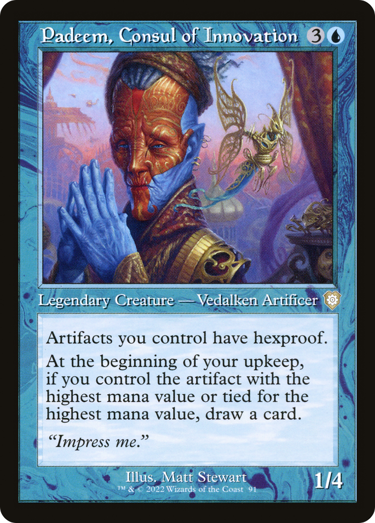 Image of Padeem, Consul of Innovation (Retro) [The Brothers' War Commander]