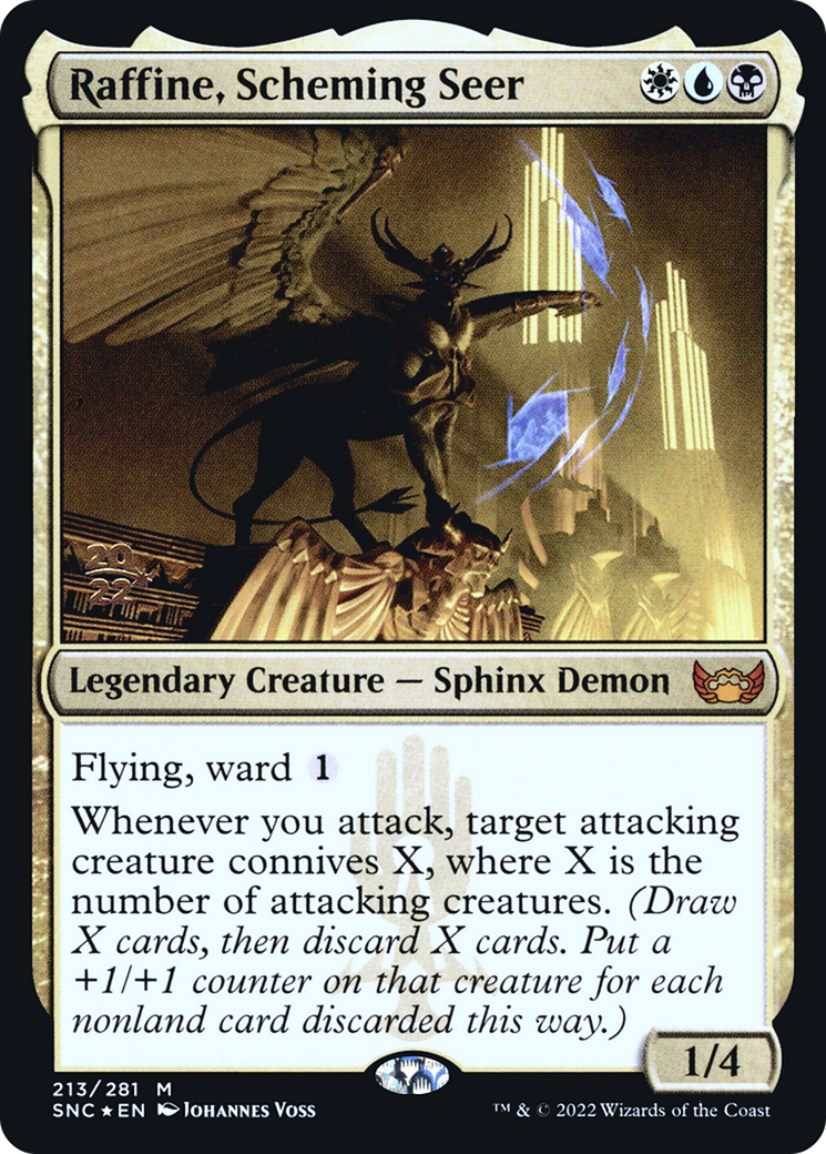 Image of Raffine, Scheming Seer [Streets of New Capenna Prerelease Promos]