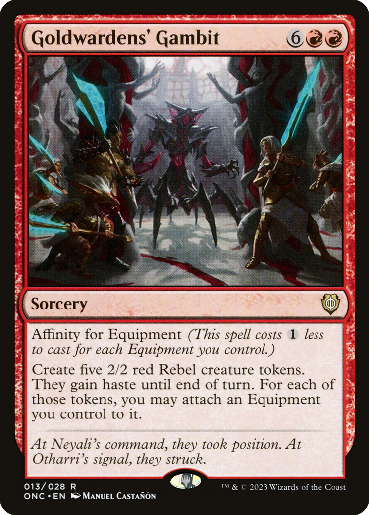 Image of Goldwardens' Gambit [Phyrexia: All Will Be One Commander]