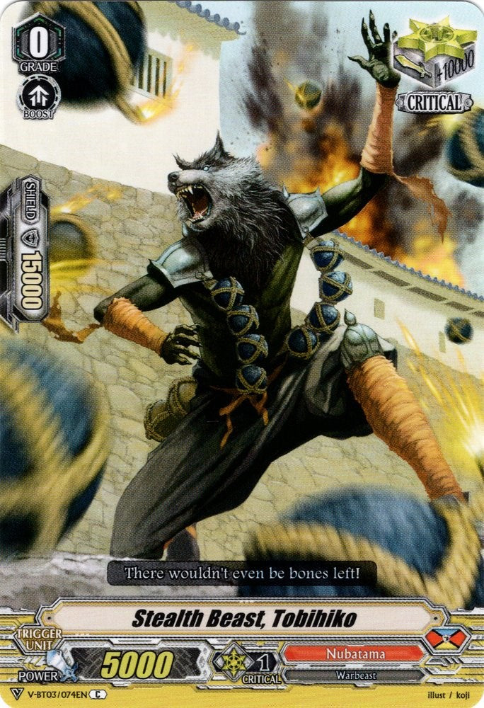 Image of Stealth Beast, Tobihiko (V-BT03/074EN) [Miyaji Academy CF Club]
