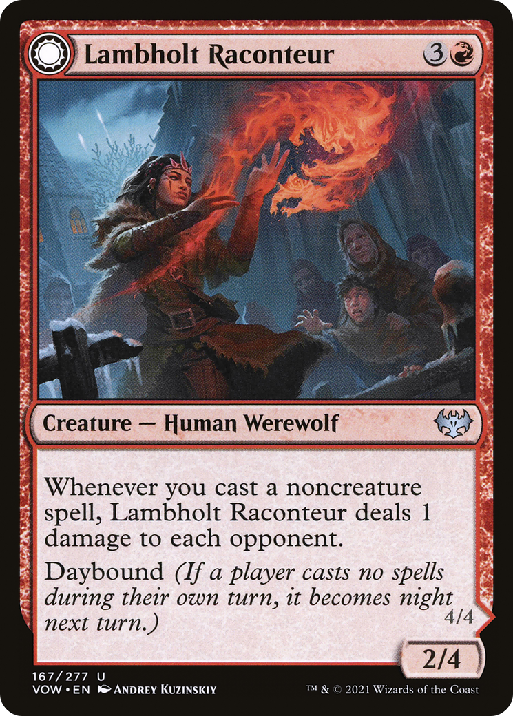 Image of Lambholt Raconteur // Lambholt Ravager [Innistrad: Crimson Vow]