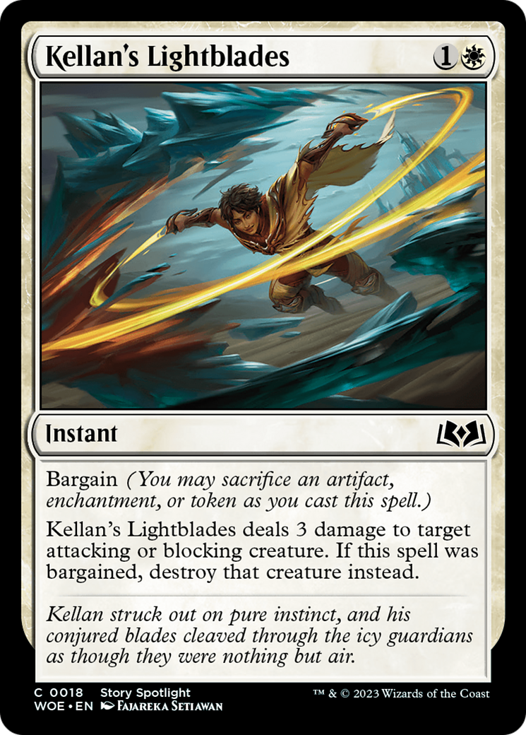 Image of Kellan's Lightblades [Wilds of Eldraine]