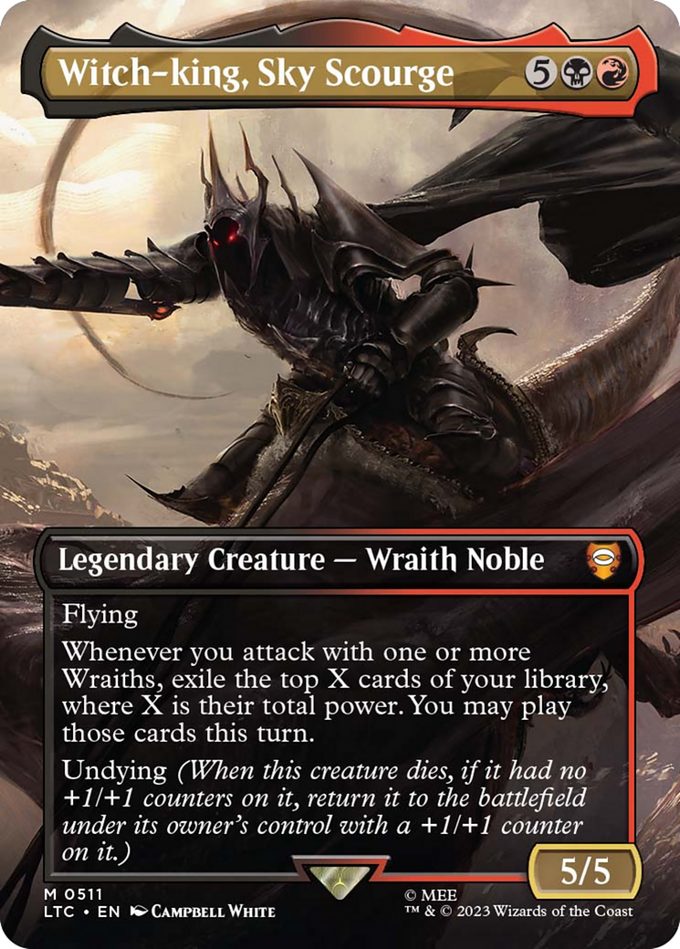 Image of Witch-king, Sky Scourge (Borderless) [The Lord of the Rings: Tales of Middle-Earth Commander]