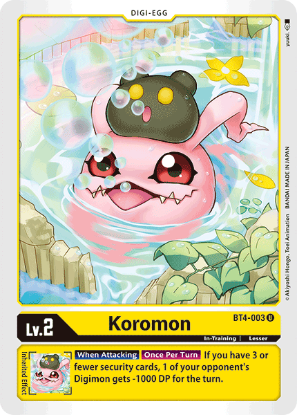 Image of Koromon [BT4-003] [Great Legend]