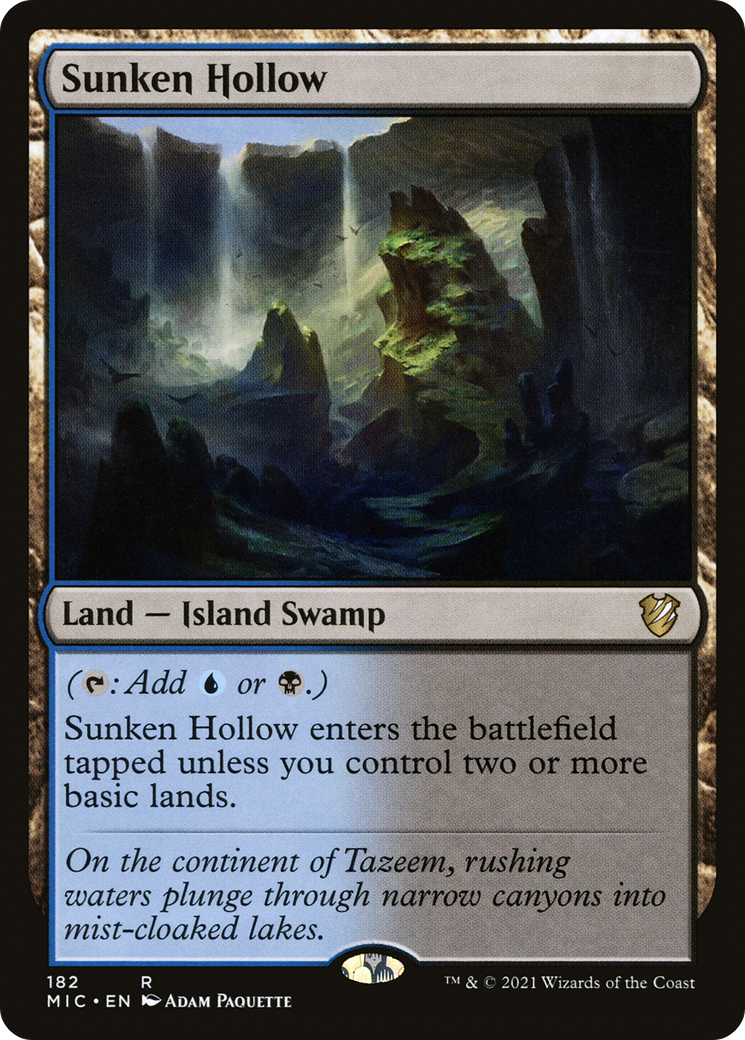 Image of Sunken Hollow [Innistrad: Midnight Hunt Commander]