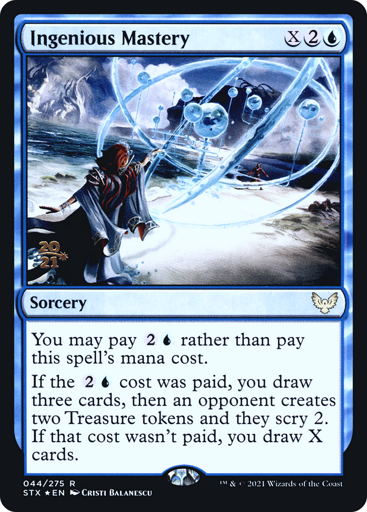Image of Ingenious Mastery [Strixhaven: School of Mages Prerelease Promos]