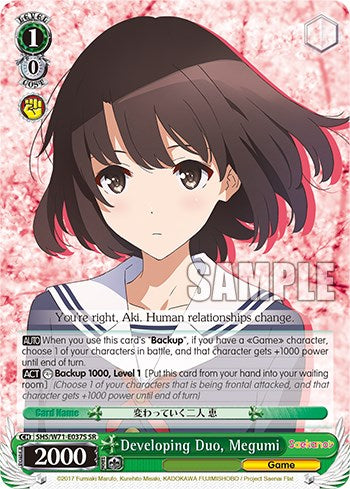 Image of Developing Duo, Megumi [Saekano How to Raise a Boring Girlfriend. flat]