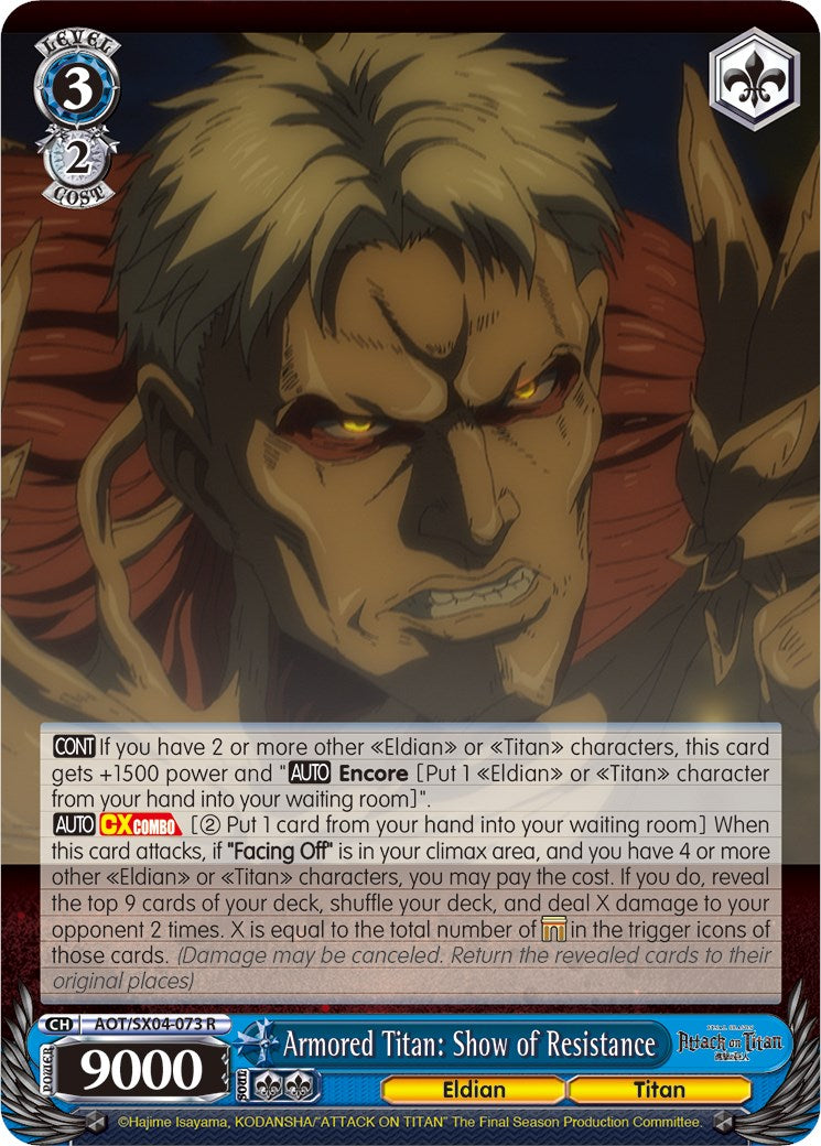 Image of Armored Titan: Show of Resistance [Attack On Titan: Final Season]