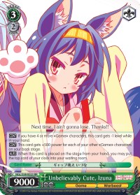 Image of Unbelievably Cute, Izuna (NGL/S58-E023 RR) [No Game No Life]