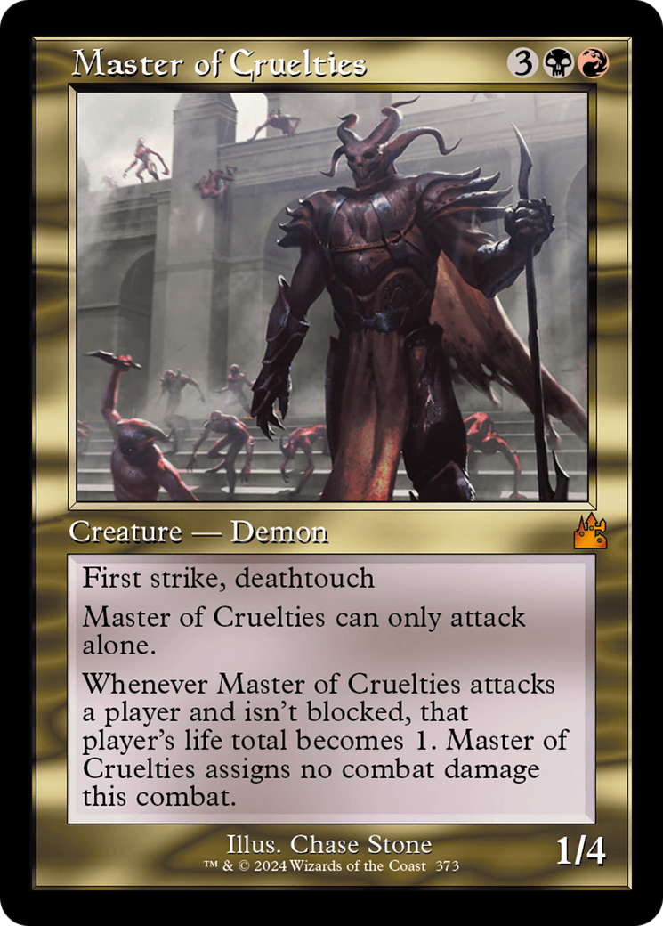 Image of Master of Cruelties (Retro Frame) [Ravnica Remastered]