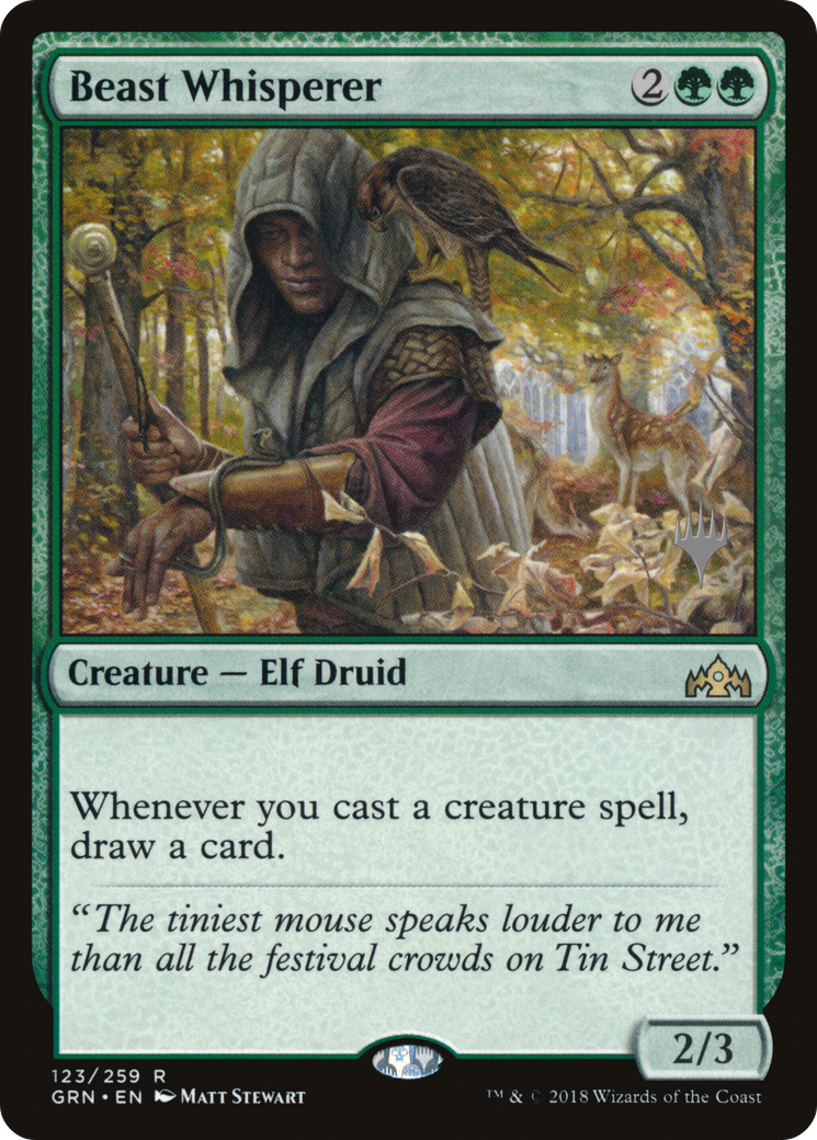 Image of Beast Whisperer (Promo Pack) [Guilds of Ravnica Promos]