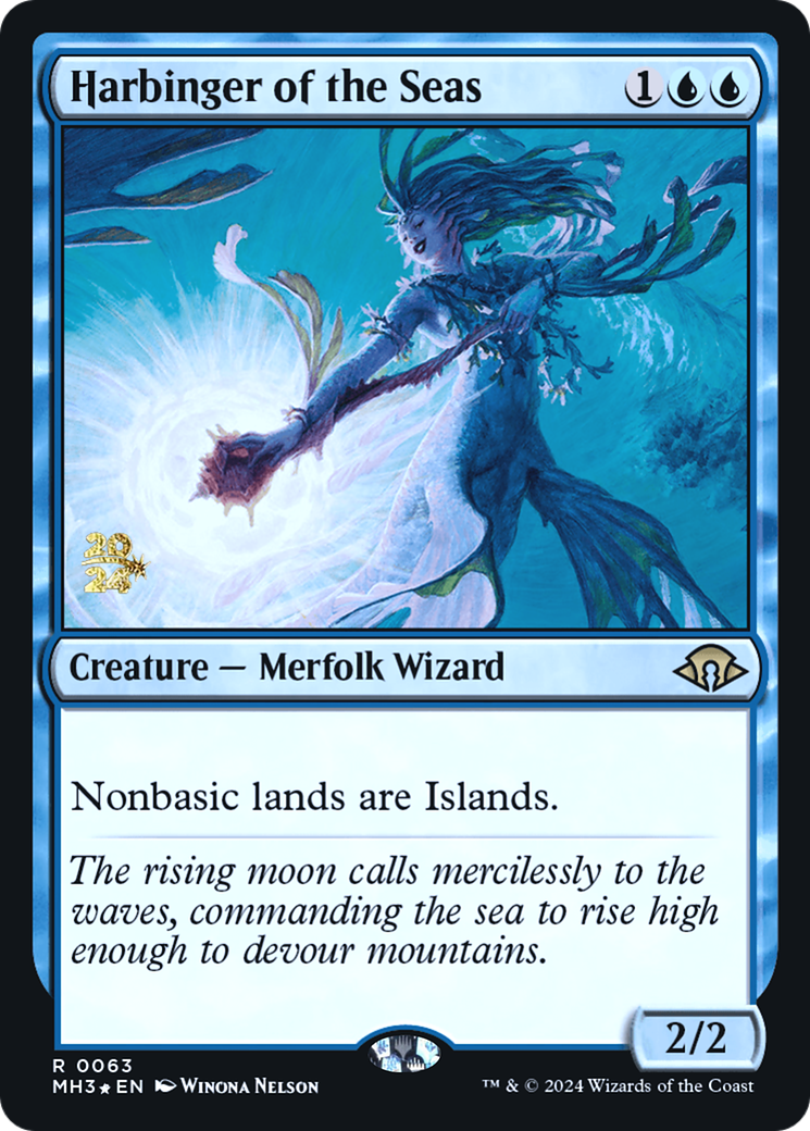Image of Harbinger of the Seas [Modern Horizons 3 Prerelease Promos]