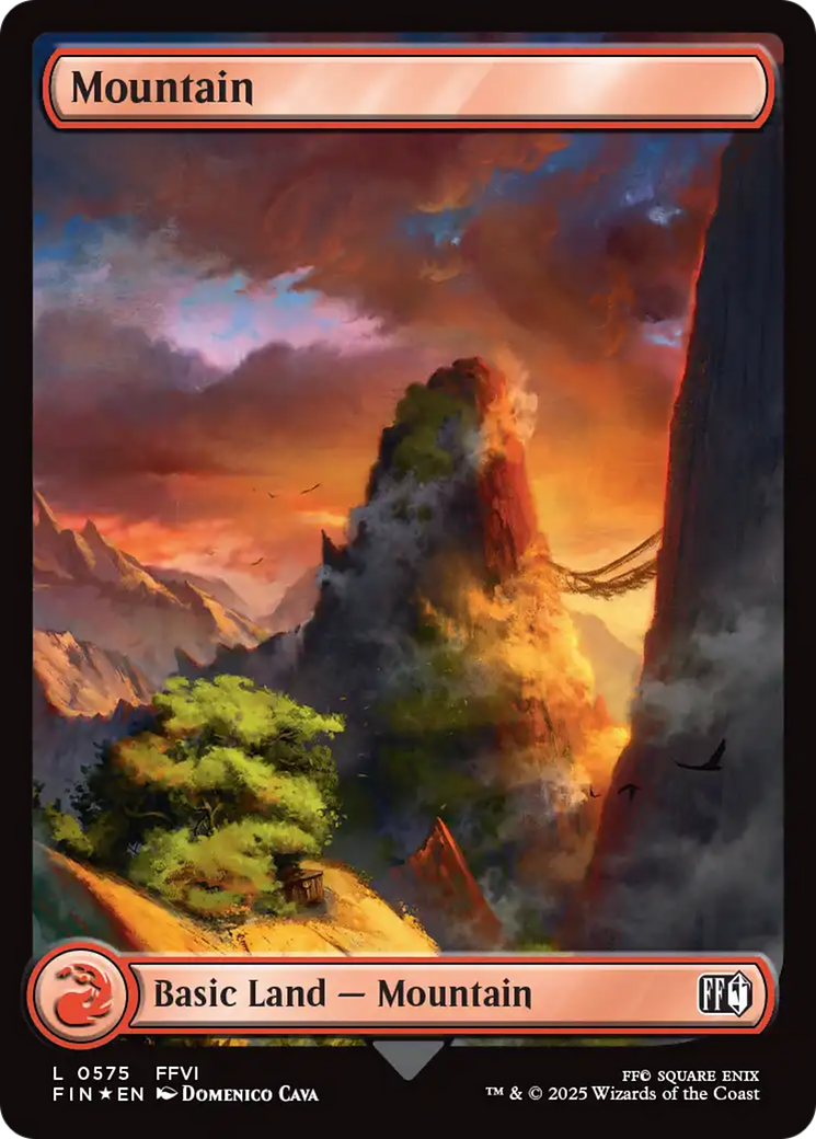 Image of Mountain (0575) (Surge Foil) [FINAL FANTASY]