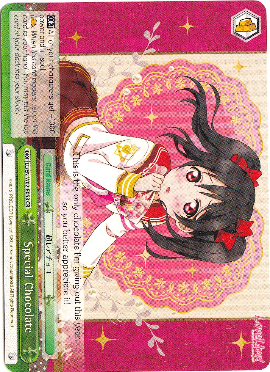 Image of Special Chocolate (LL/EN-W02-E053 CR) [Love Live! DX Vol.2]