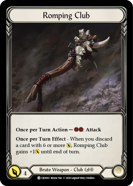 Image of Romping Club [CRU003] (Crucible of War)  1st Edition Normal